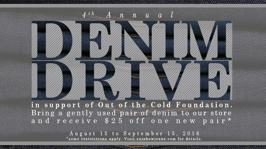 EVENT RECAP | OTR x Out of the Cold Charity Denim Drive 2016