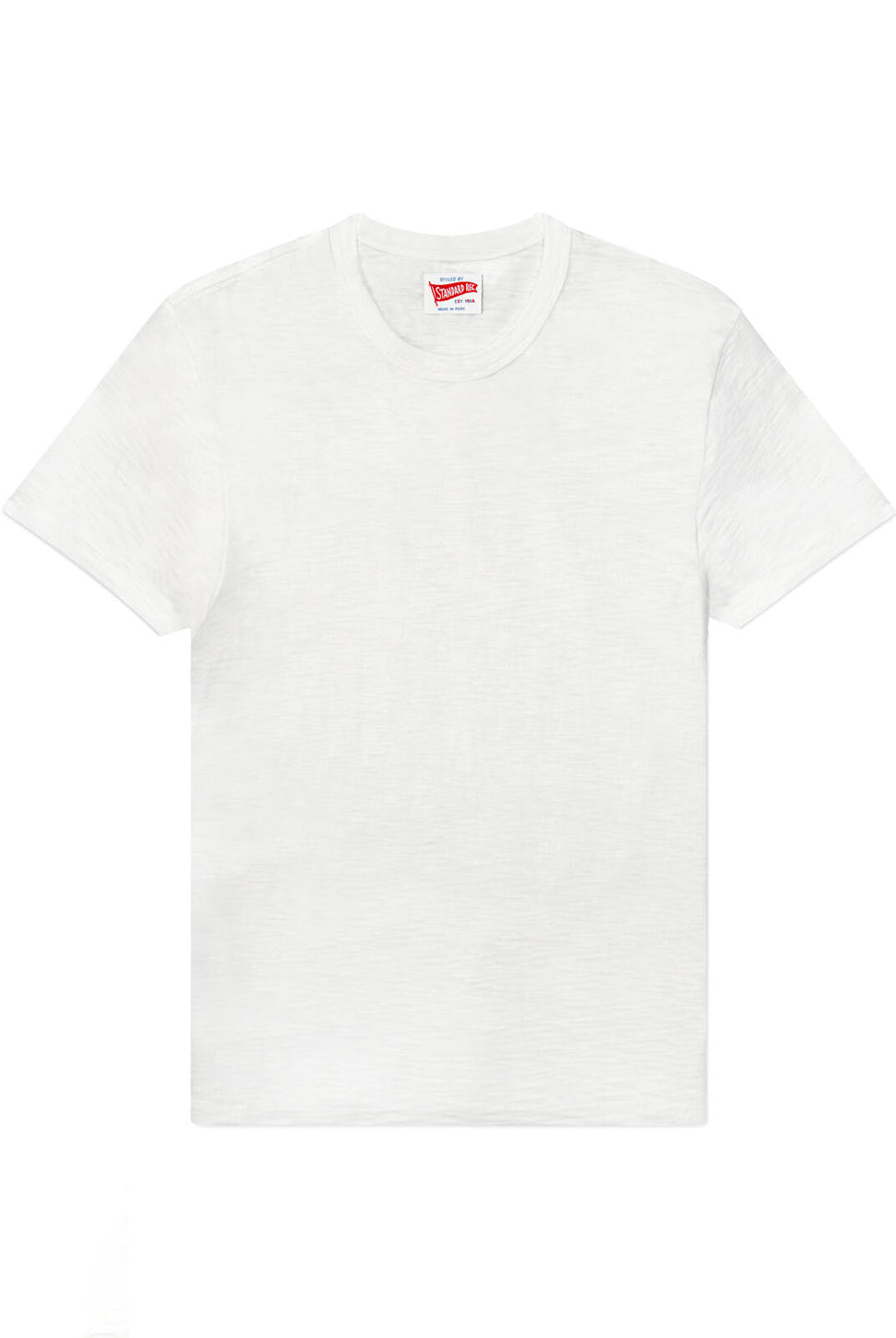 Short Sleeve Slub Tee - Arctic White-STANDARD RECREATION-Over the Rainbow