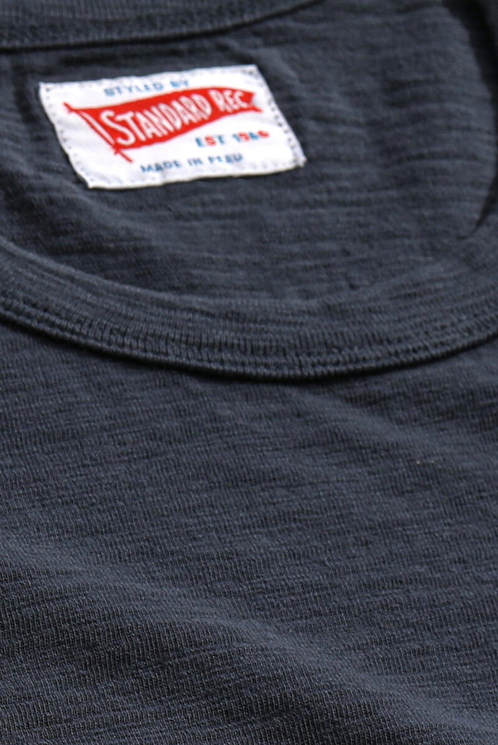 Short Sleeve Slub Tee - Indigo-STANDARD RECREATION-Over the Rainbow