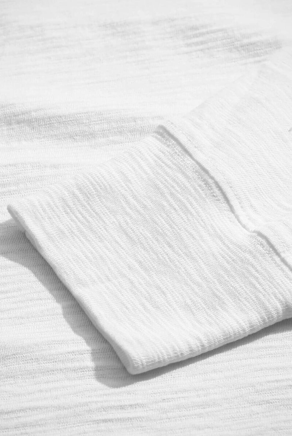 Long Sleeve Slub Tee - Arctic White-STANDARD RECREATION-Over the Rainbow