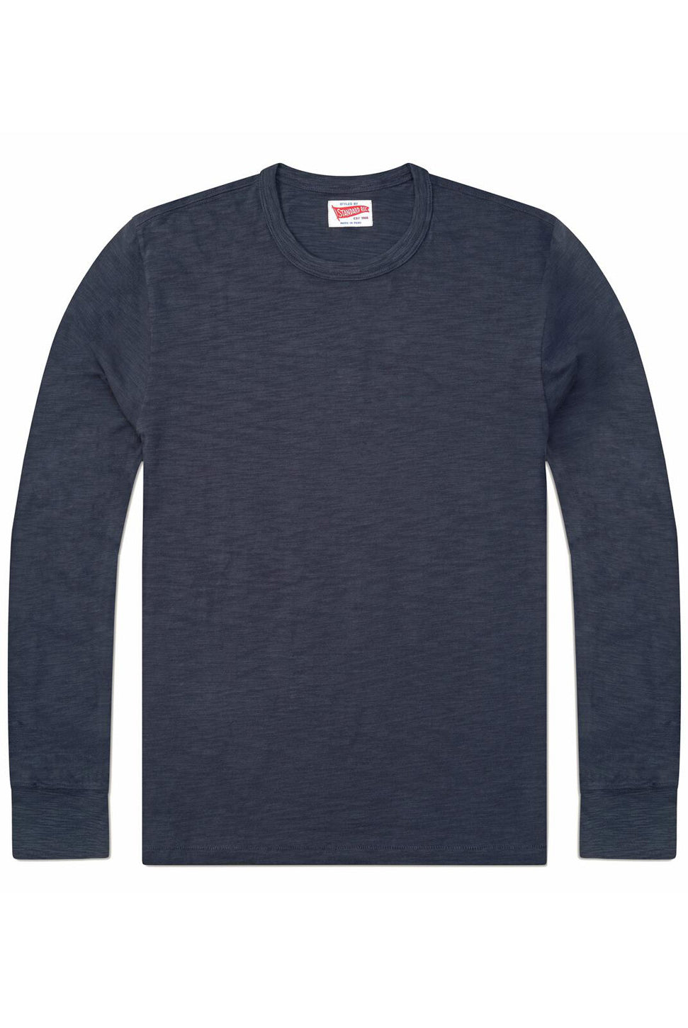 Long Sleeve Slub Tee - Indigo-STANDARD RECREATION-Over the Rainbow