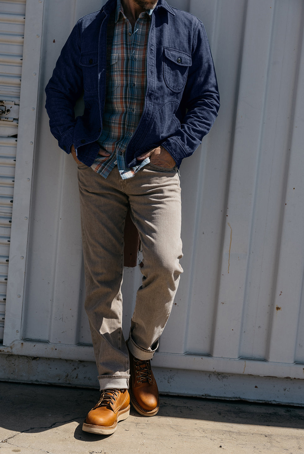 The Hammer Straight Jean - Dusty Brown-HIROSHI KATO-Over the Rainbow