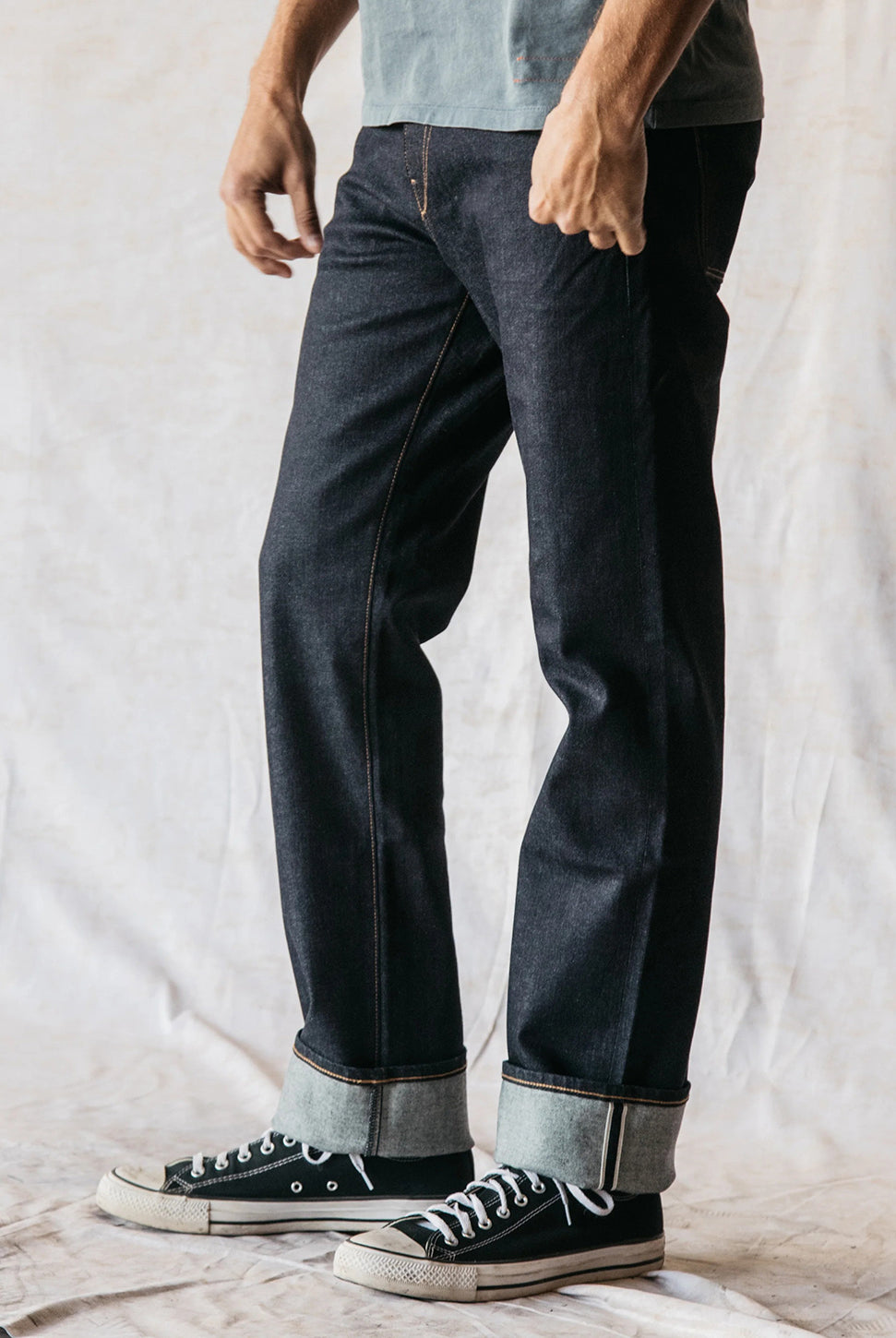 The Hammer Straight Jean - Indigo One Wash-HIROSHI KATO-Over the Rainbow