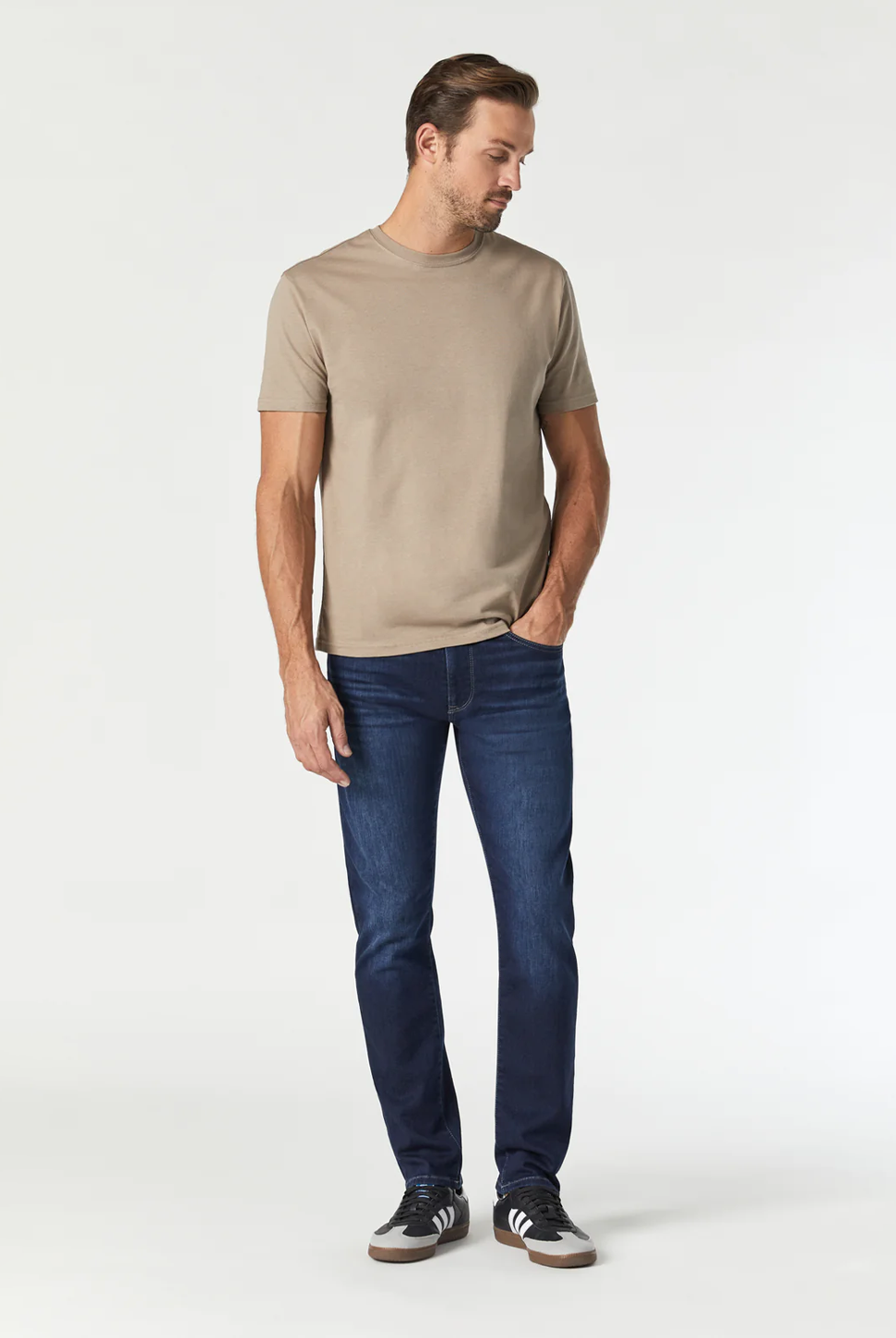 Jake Slim Jean - Dark Brushed Athletic-Mavi-Over the Rainbow