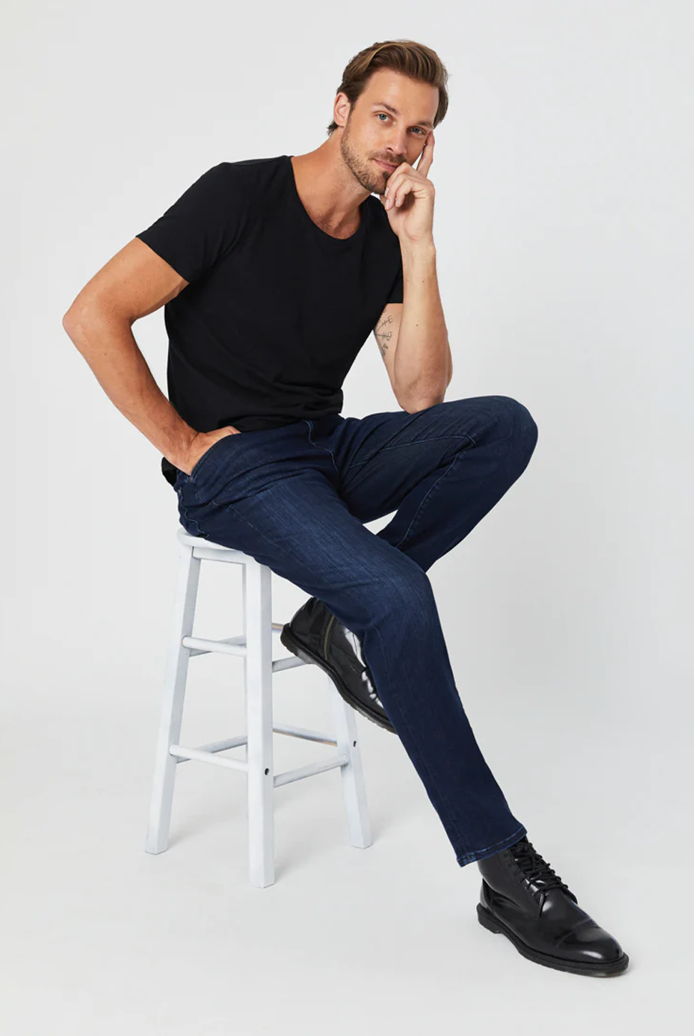 Steve Athletic Jean - Dark Ink Supermove-Mavi-Over the Rainbow