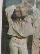 Iris Ruffled Top - White-Citizens of Humanity-Over the Rainbow