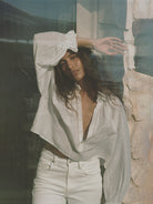 Iris Ruffled Top - White-Citizens of Humanity-Over the Rainbow