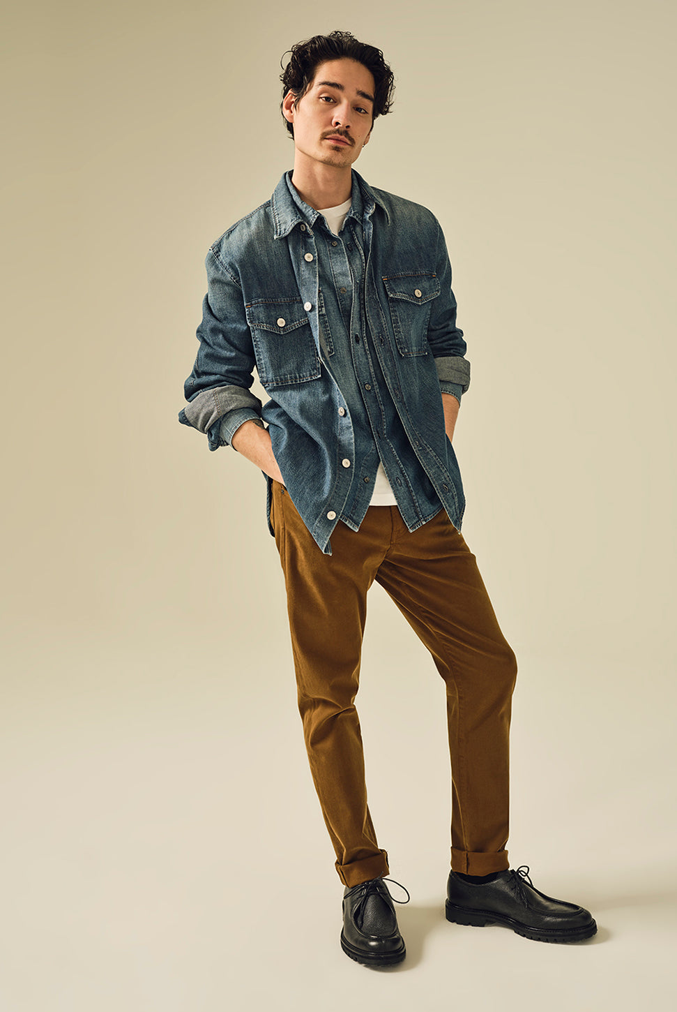 Cairo Utility Denim Shirt - Recess-Citizens of Humanity-Over the Rainbow