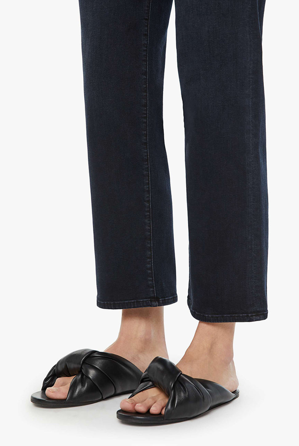 The Mid Rise Rambler Zip Ankle Jean - Night In Venice-Mother-Over the Rainbow