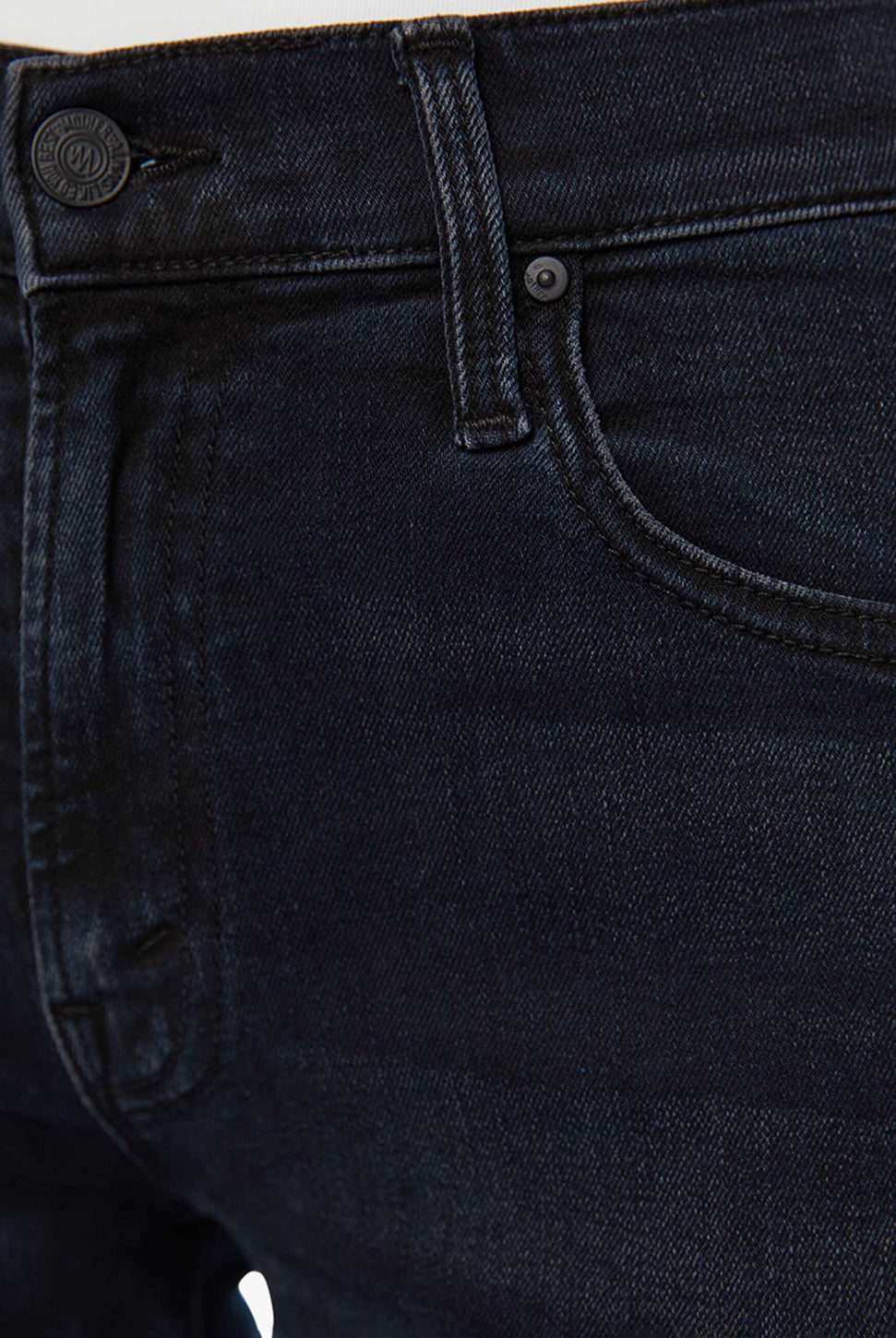 The Mid Rise Rambler Zip Ankle Jean - Night In Venice-Mother-Over the Rainbow