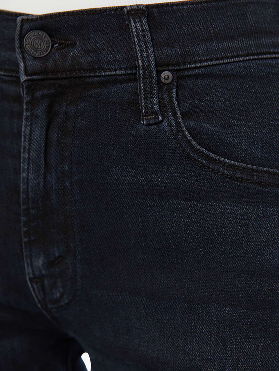 The Mid Rise Rambler Zip Ankle Jean - Night In Venice-Mother-Over the Rainbow