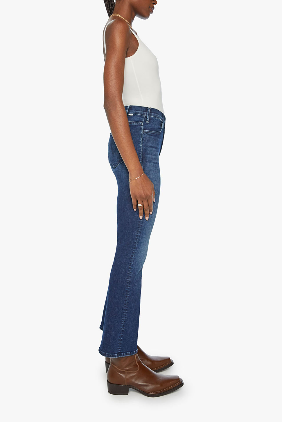 The Hustler Ankle Bootcut Jean - Heirloom-Mother-Over the Rainbow