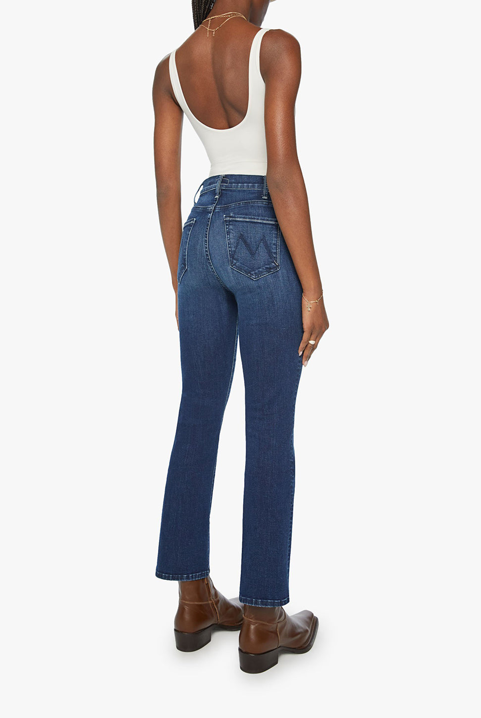 The Hustler Ankle Bootcut Jean - Heirloom-Mother-Over the Rainbow