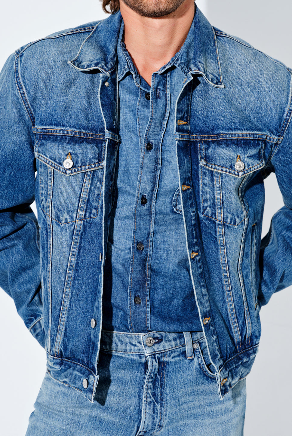 Cairo Utility Denim Shirt - Recess-Citizens of Humanity-Over the Rainbow