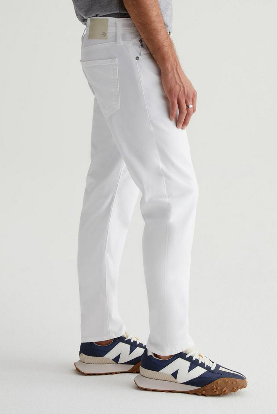 Tellis Modern Slim Jean - White-AG Jeans-Over the Rainbow