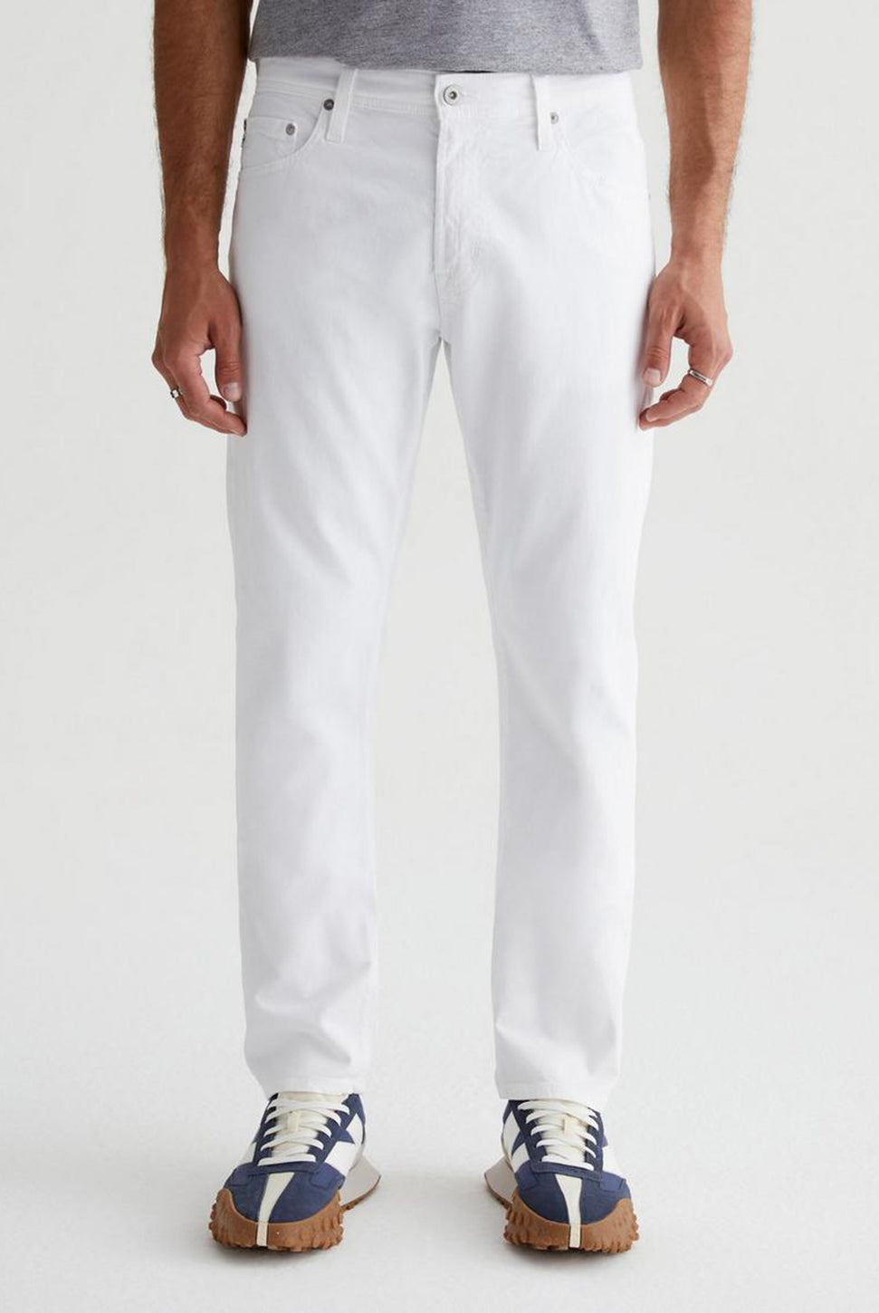Tellis Modern Slim Jean - White-AG Jeans-Over the Rainbow