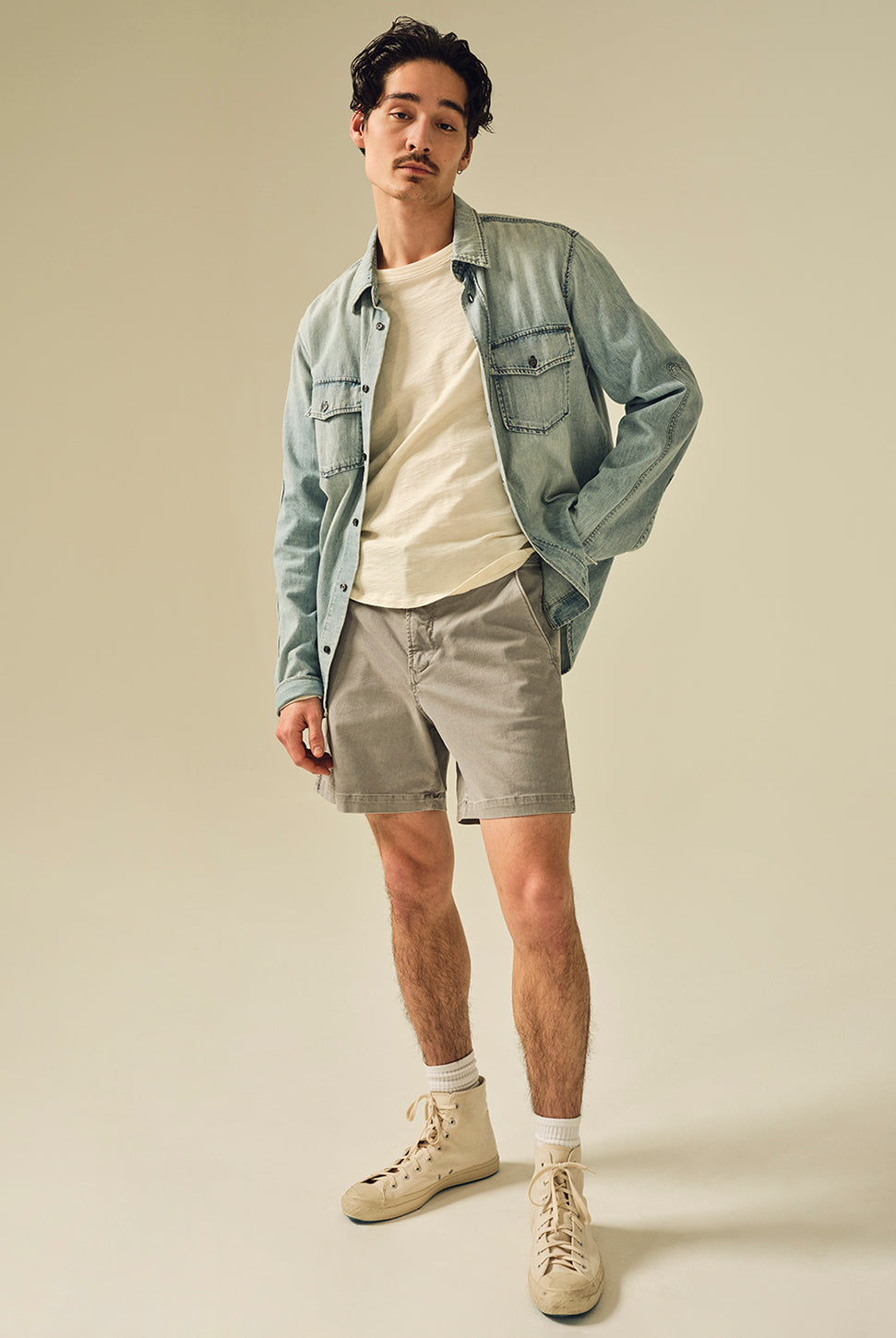 Cairo Utility Denim Shirt - Tempo-Citizens of Humanity-Over the Rainbow