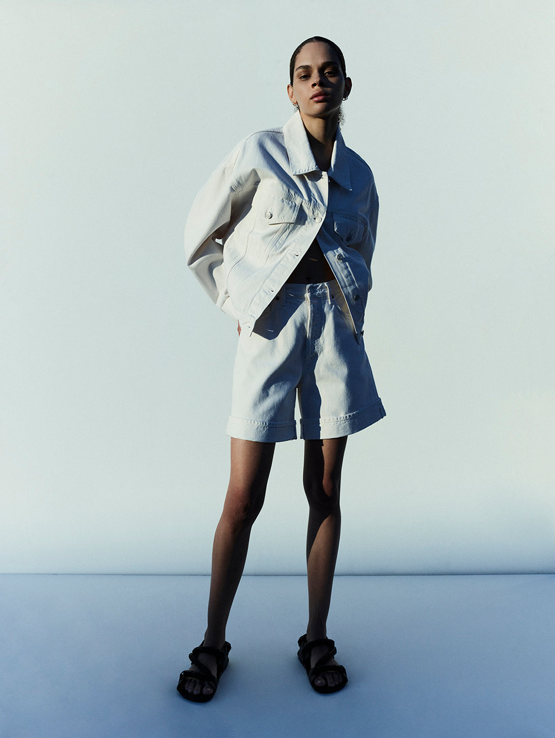 Dame High Rise Baggy Short - Fortune Cookie-AGOLDE-Over the Rainbow