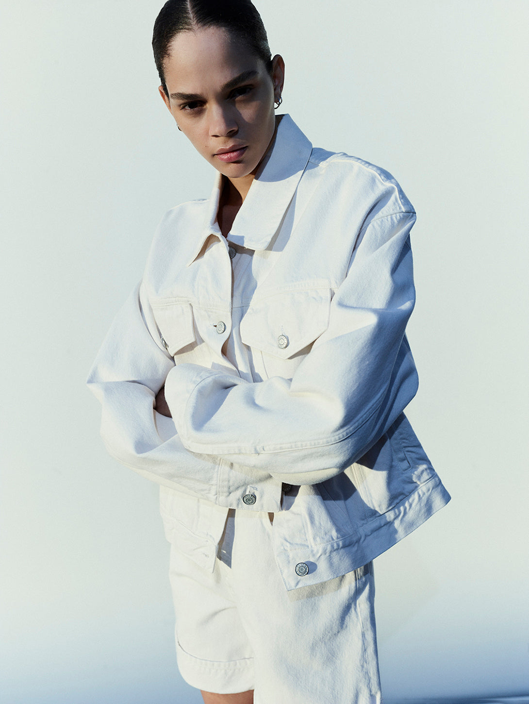 Dame High Rise Baggy Short - Fortune Cookie-AGOLDE-Over the Rainbow