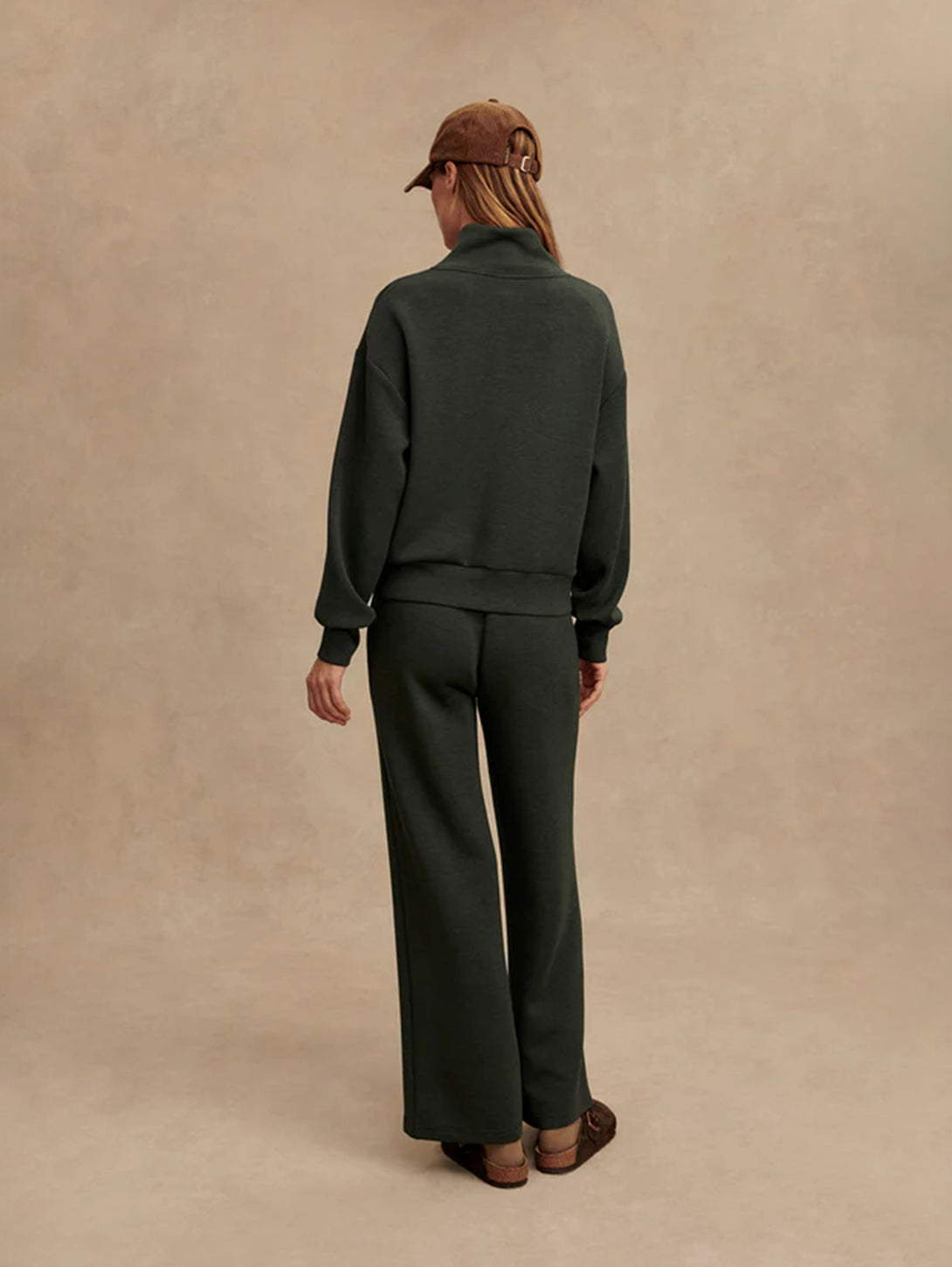 Davidson Sweatshirt - Olive Marl-VARLEY-Over the Rainbow