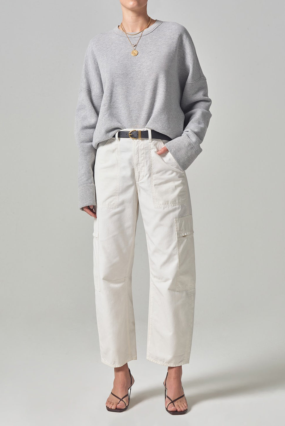 Marcelle Low Slung Easy Cargo Pant - Pashmina-Citizens of Humanity-Over the Rainbow