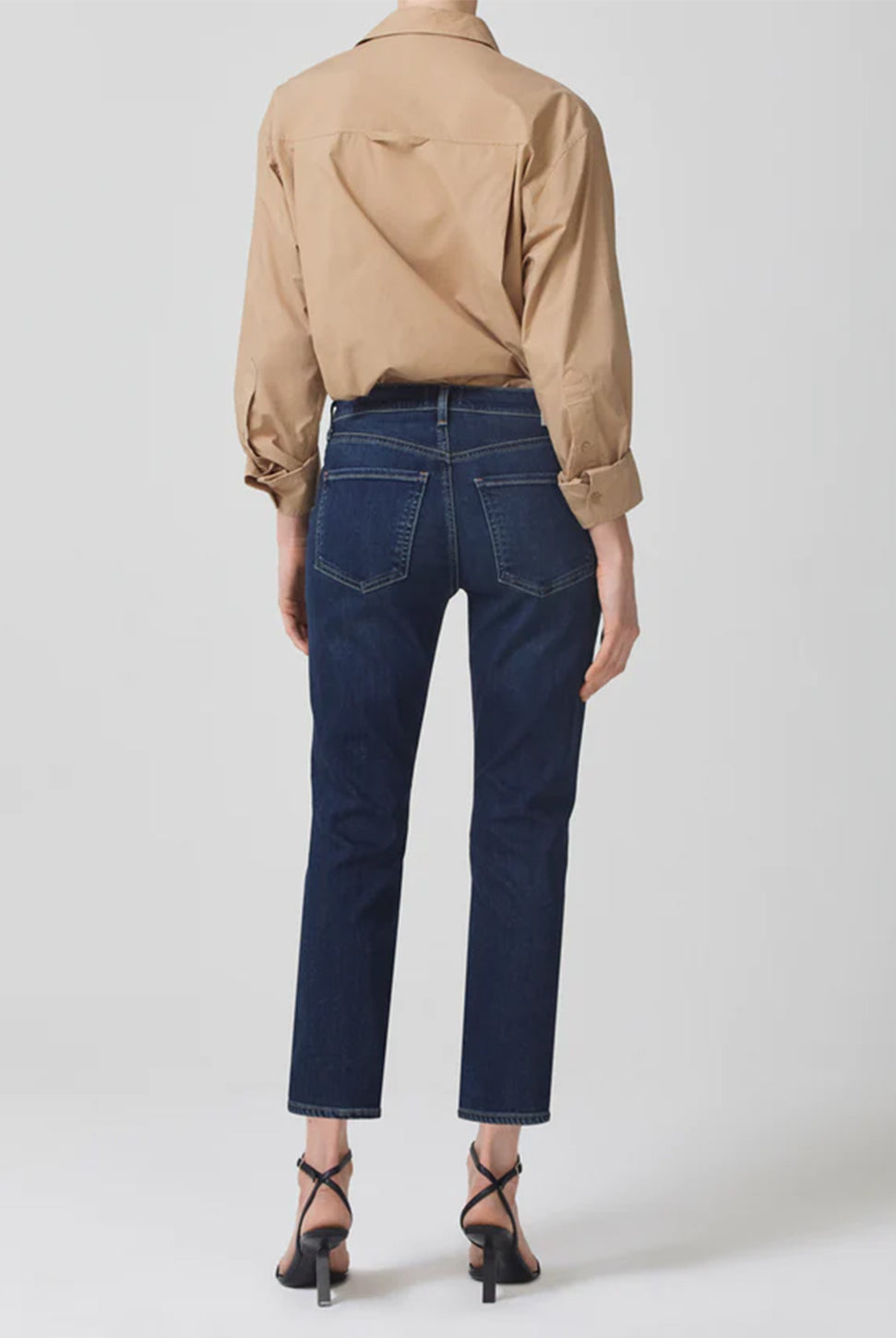 Isola Crop Straight Jean - Courtland-Citizens of Humanity-Over the Rainbow