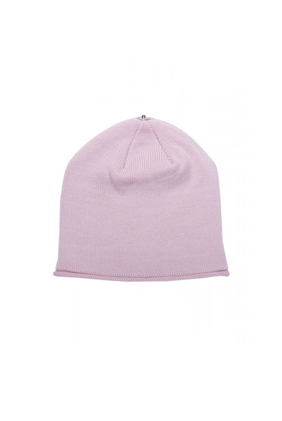 Glossy Knit Hat - Petal Pink-Lindo F-Over the Rainbow