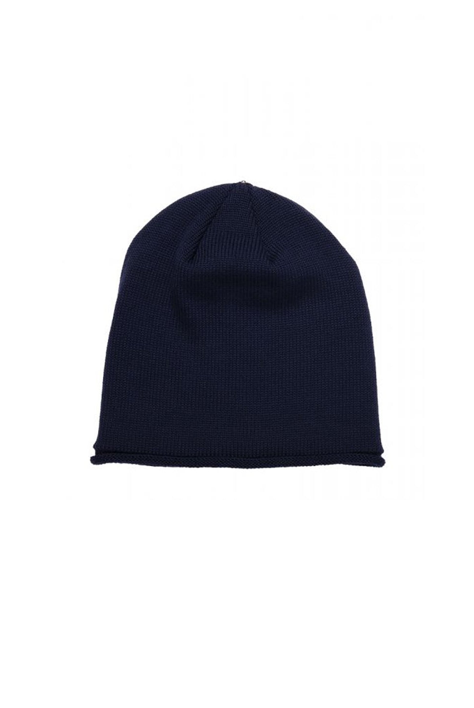Glossy Knit Hat - Navy-Lindo F-Over the Rainbow