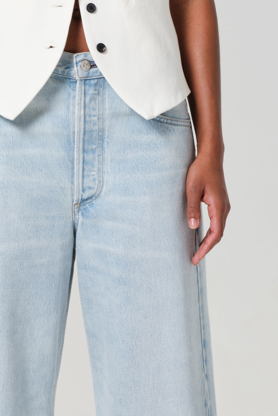 Ayla Raw Hem Crop Jean - Sailor-Citizens of Humanity-Over the Rainbow