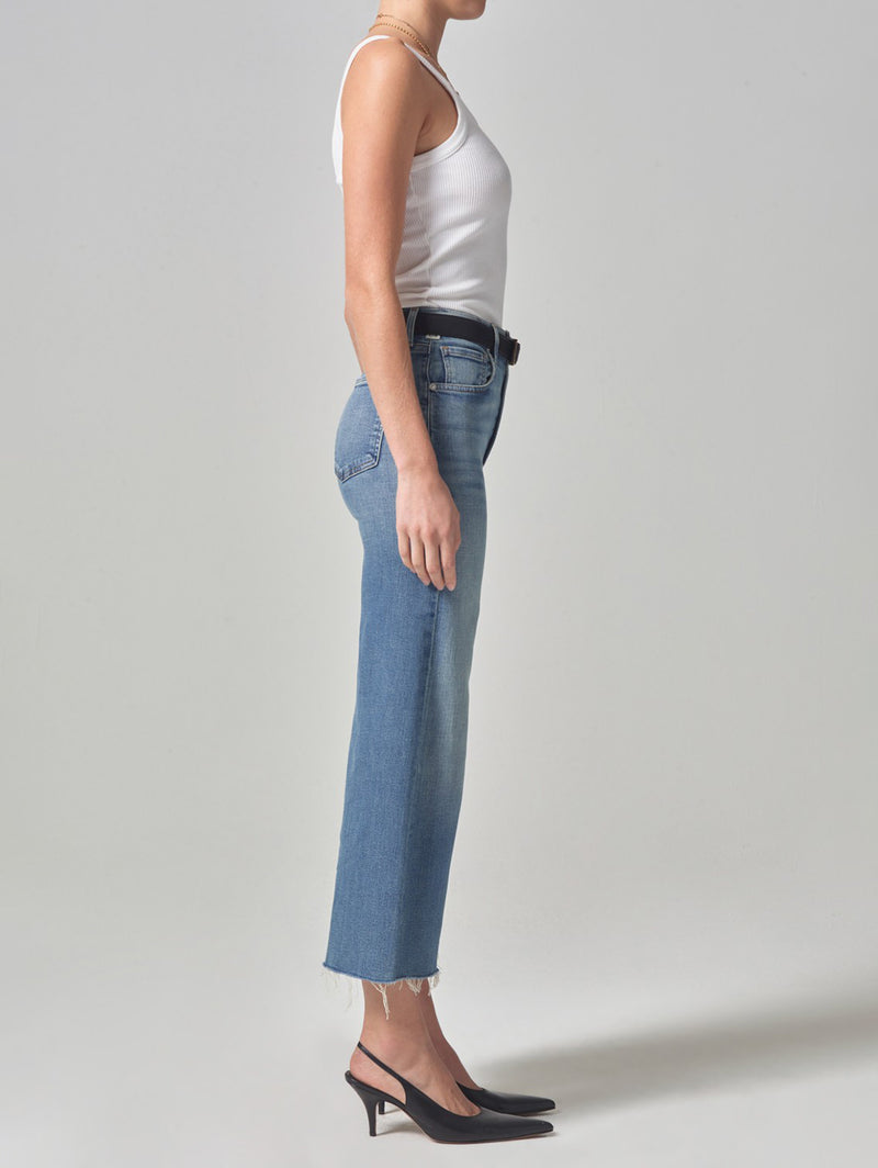 Lyra Crop Wide Leg Jean - Abliss-Citizens of Humanity-Over the Rainbow