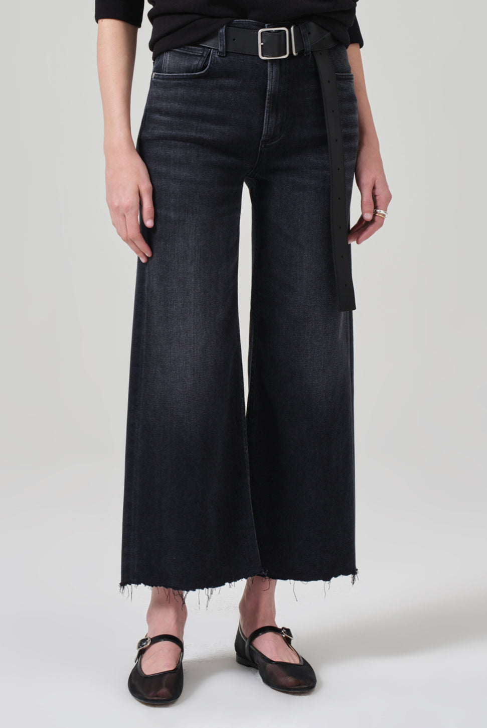 Lyra Wide Leg Crop Jean - Medallion-Citizens of Humanity-Over the Rainbow