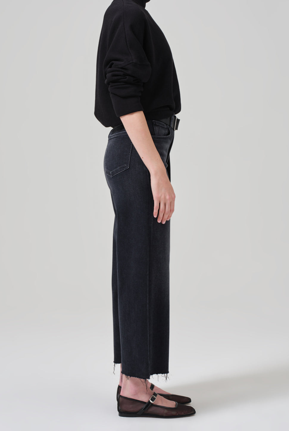 Lyra Wide Leg Crop Jean - Medallion-Citizens of Humanity-Over the Rainbow