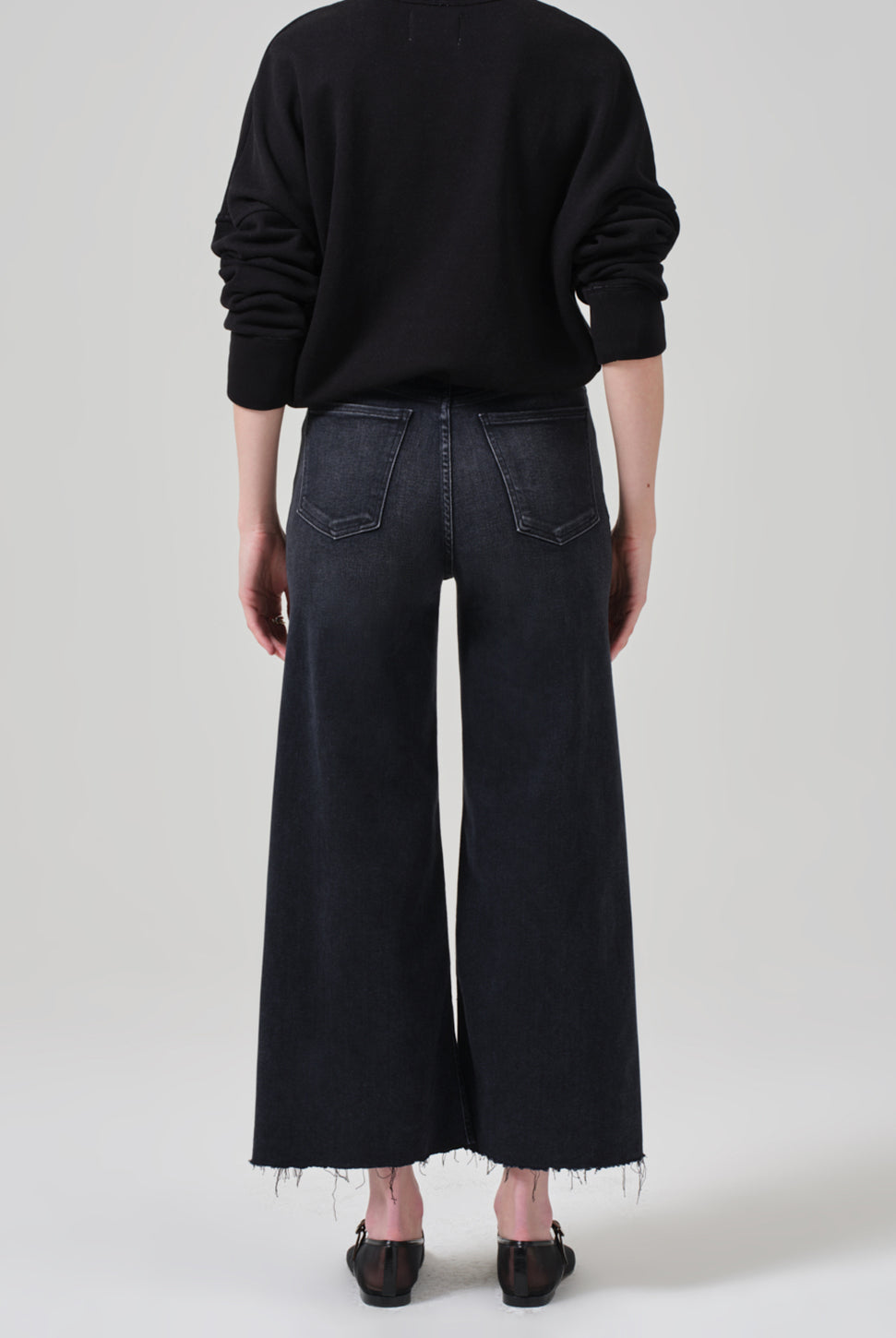 Lyra Wide Leg Crop Jean - Medallion-Citizens of Humanity-Over the Rainbow