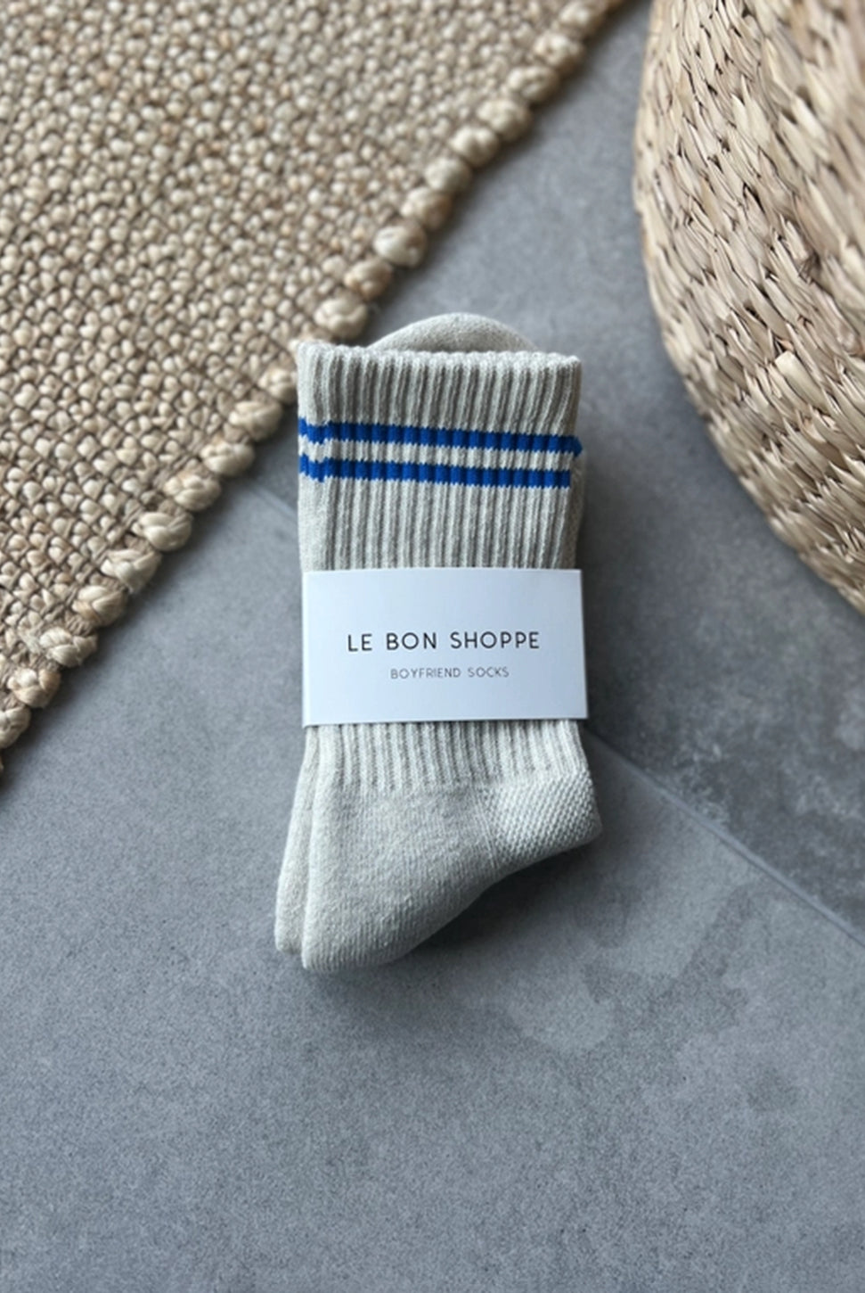 Boyfriend Socks - Ice-LE BON SHOPPE-Over the Rainbow