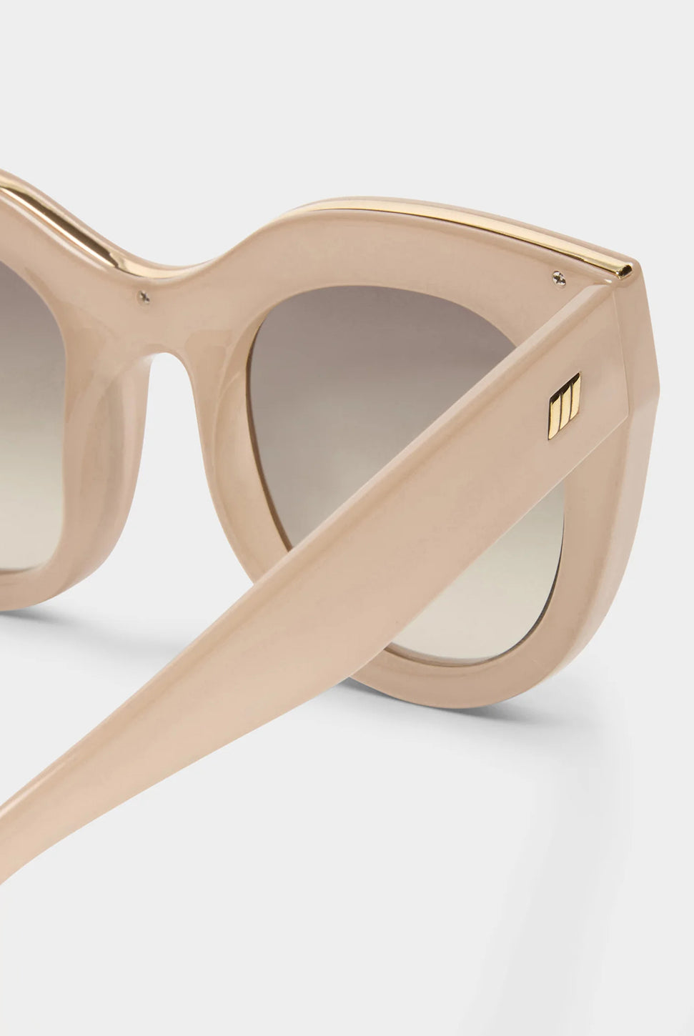 Air Heart Sunglasses - Oatmeal-LE SPECS-Over the Rainbow
