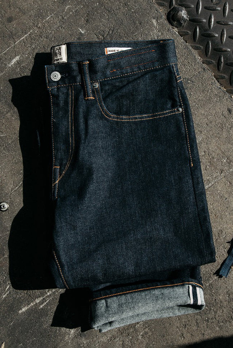 The Hammer Straight Jean - Indigo One Wash-HIROSHI KATO-Over the Rainbow