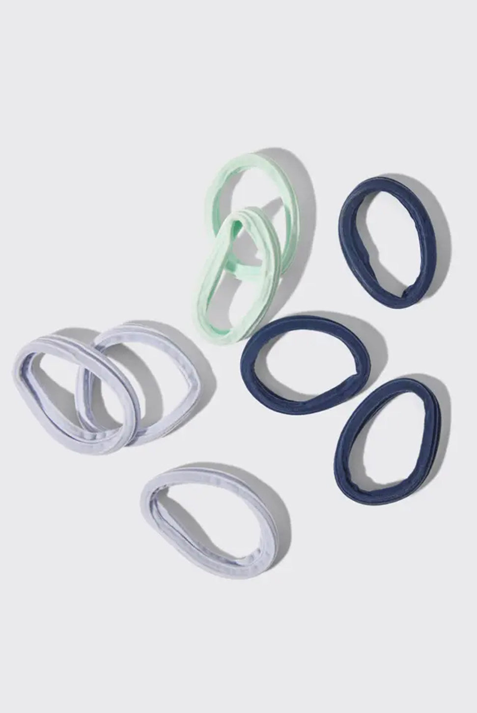 Seamless Hair Elastics 8pc Set- Garden Bouquet-KITSCH-Over the Rainbow