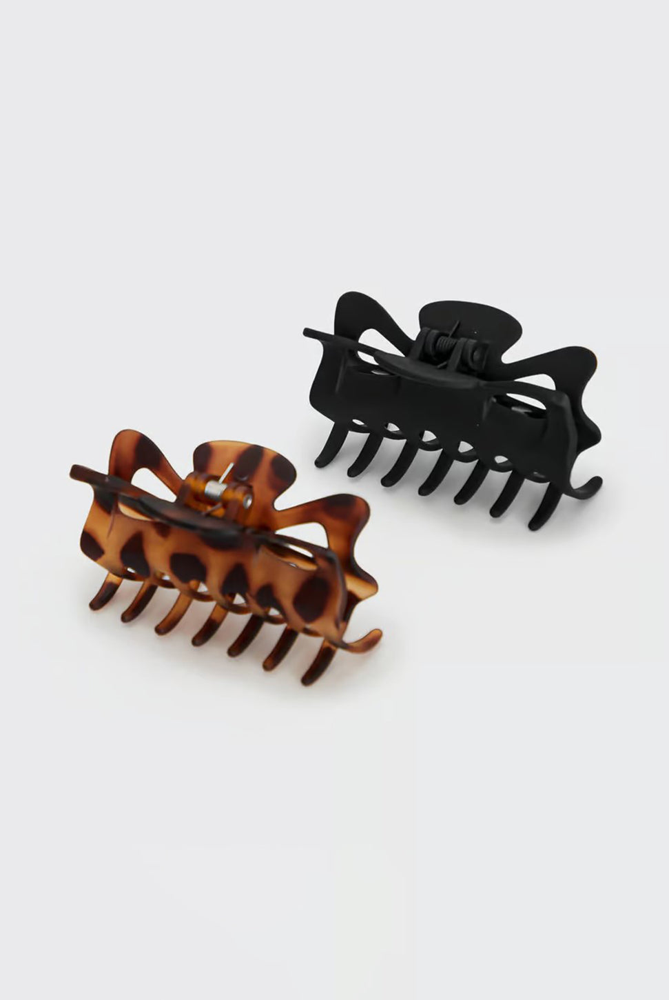 Large Claw Clips - Black Tort-KITSCH-Over the Rainbow