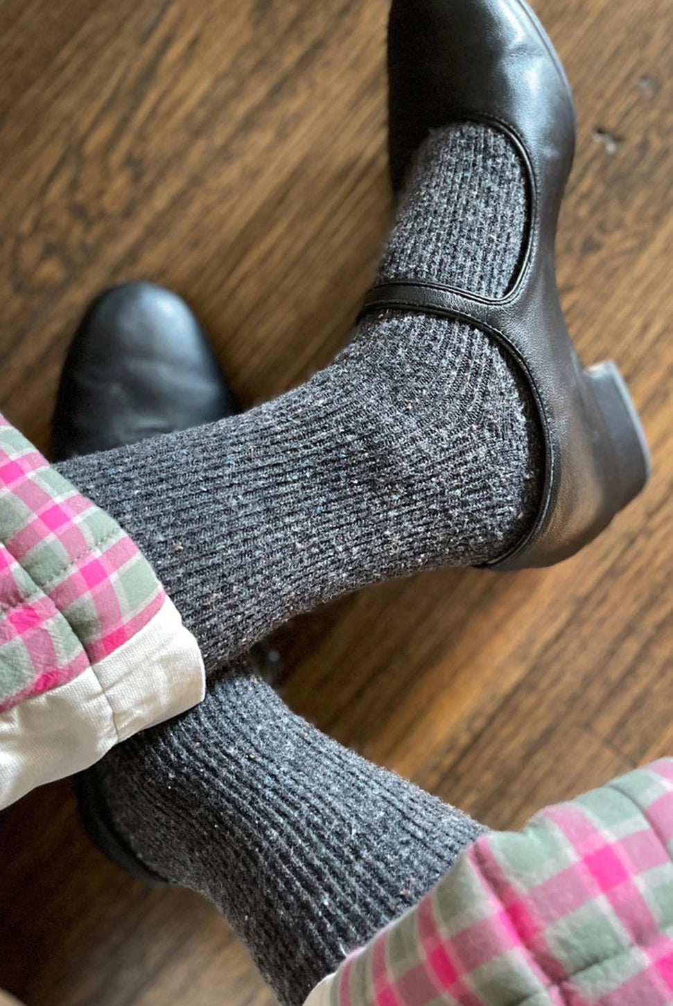 Snow Socks - Snow Charcoal-LE BON SHOPPE-Over the Rainbow