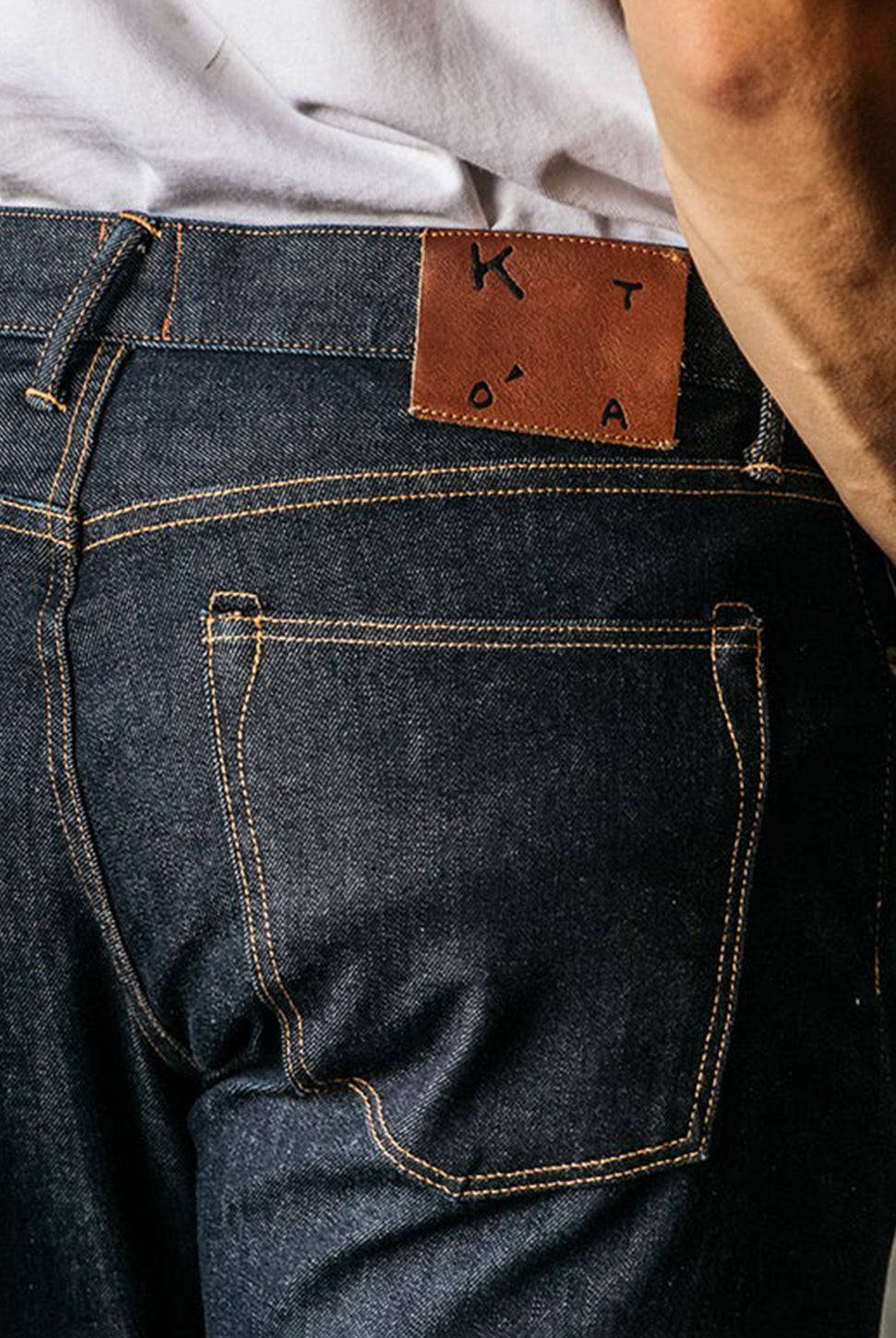 The Hammer Straight Jean - Indigo One Wash-HIROSHI KATO-Over the Rainbow