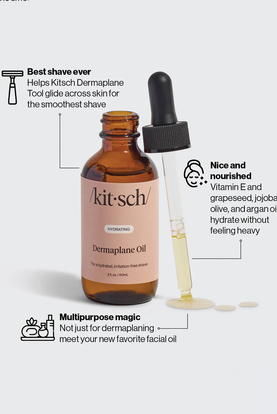 Hydrating Dermaplane Oil-KITSCH-Over the Rainbow