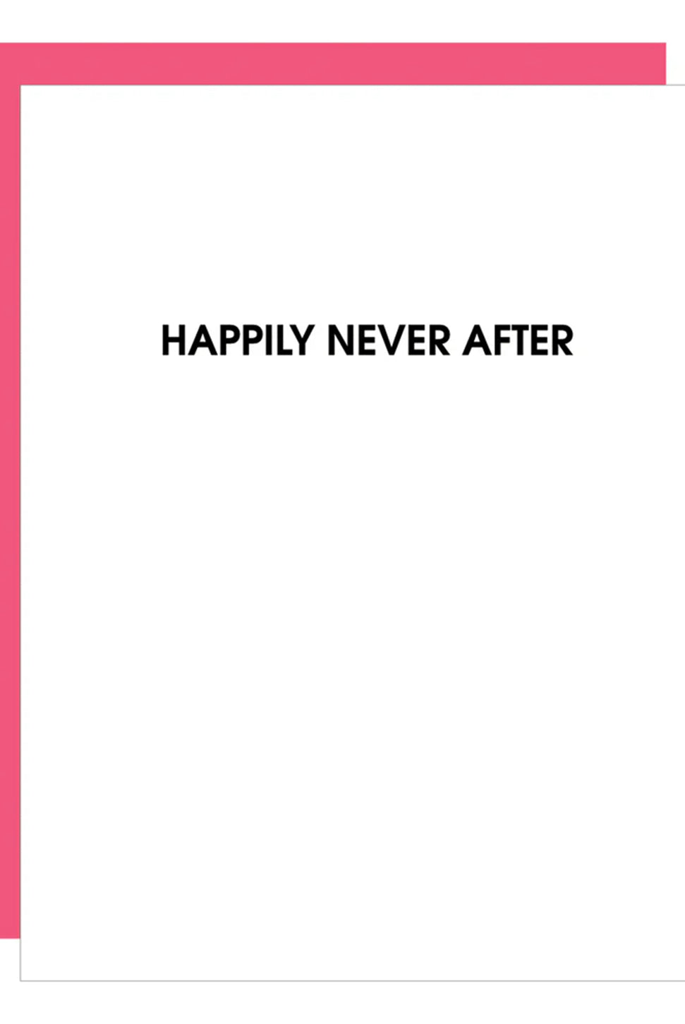 Happily Never After - Letterpress Card-CHEZ GAGNE LETTERPRESS-Over the Rainbow