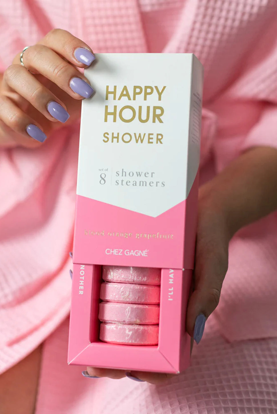 Happy Hour Shower Steamer Set - Blood Orange Mimosa-CHEZ GAGNE LETTERPRESS-Over the Rainbow