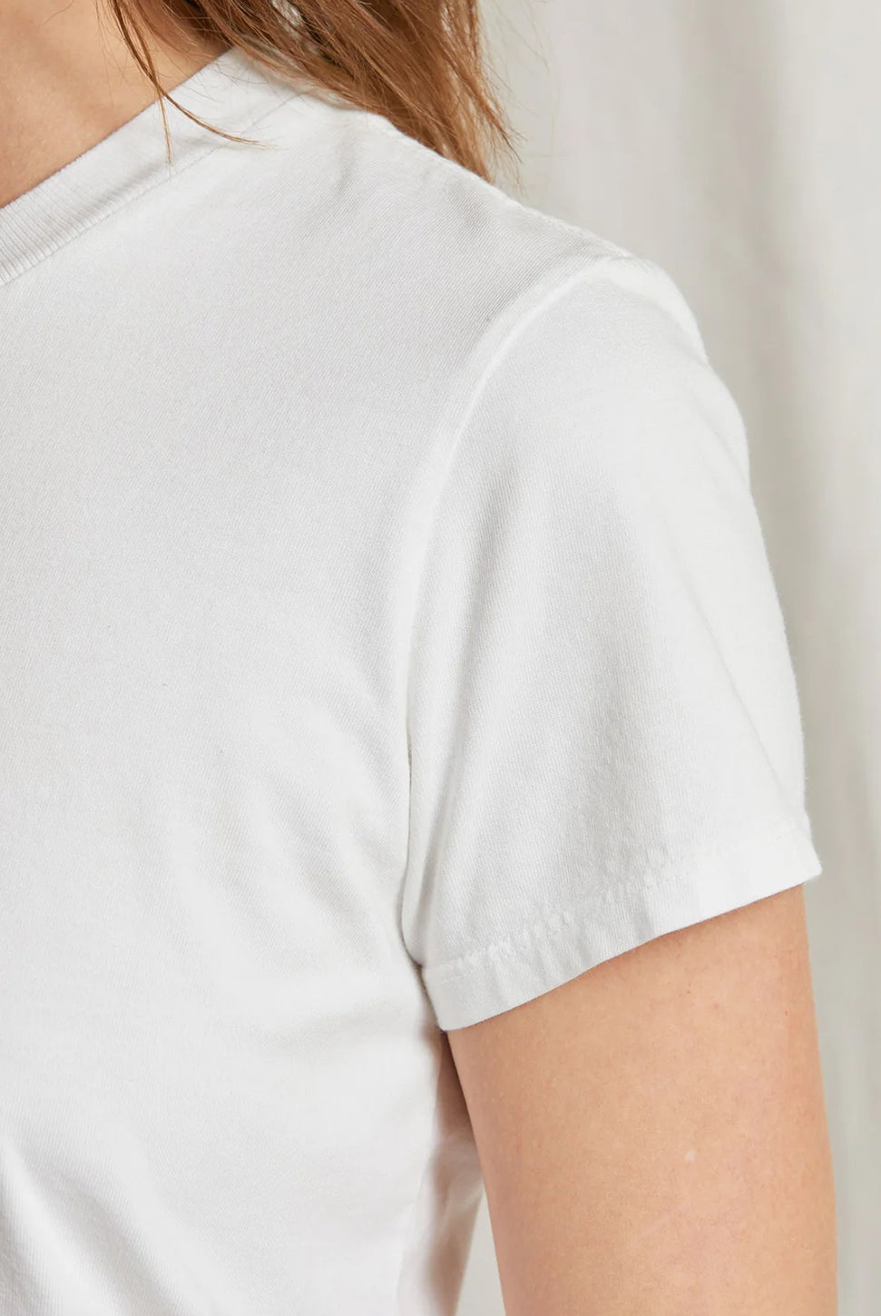 Springsteen Baby Tee - White-PERFECTWHITETEE-Over the Rainbow