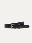 Saddle Leather Belt - Black-WILL-Over the Rainbow