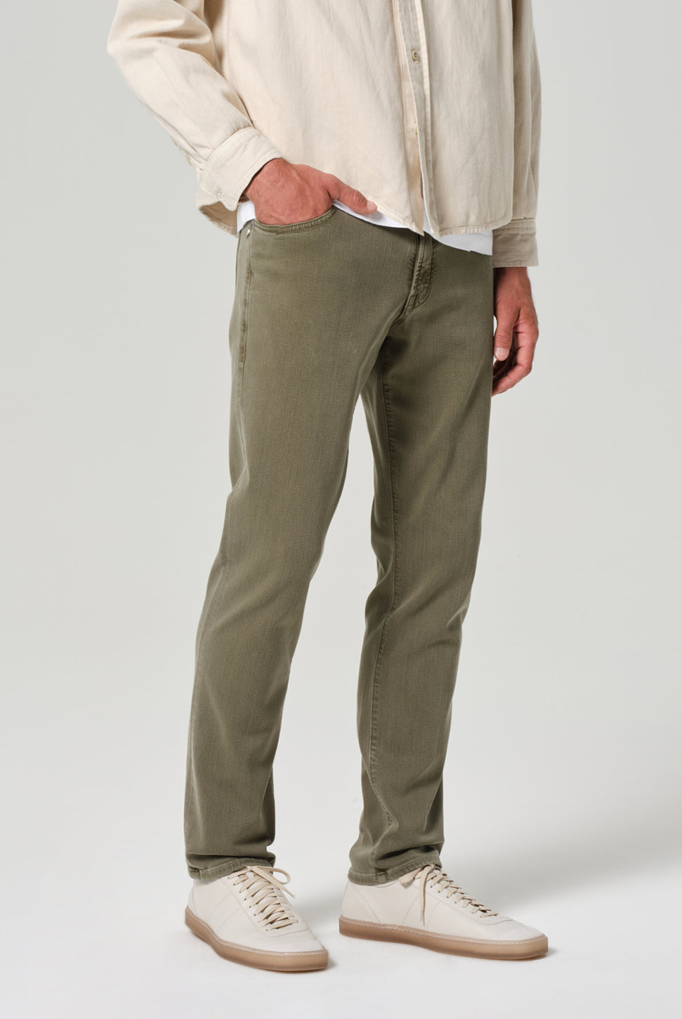 Gage Stretch Twill Pant - Hiro Green-Citizens of Humanity-Over the Rainbow