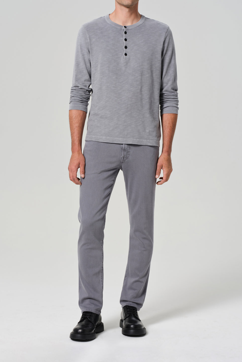 Gage Stretch Twill Pant - Heron Grey-Citizens of Humanity-Over the Rainbow