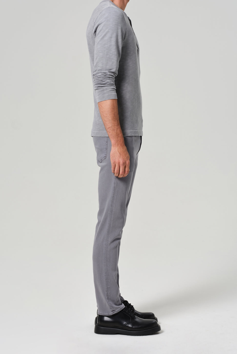 Gage Stretch Twill Pant - Heron Grey-Citizens of Humanity-Over the Rainbow