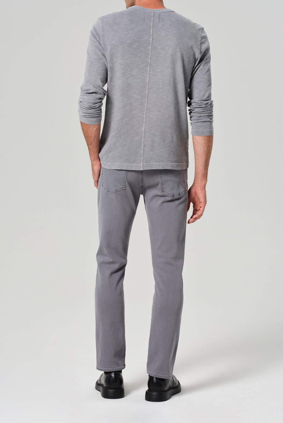 Gage Stretch Twill Pant - Heron Grey-Citizens of Humanity-Over the Rainbow