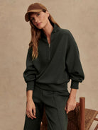 Davidson Sweatshirt - Olive Marl-VARLEY-Over the Rainbow